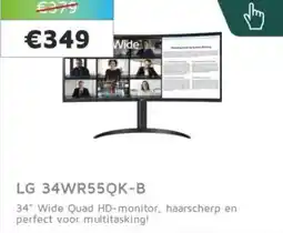 Digitotaal LG 34WR55QK-B aanbieding