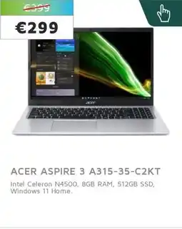 Digitotaal Acer aspire 3 A315-35-C2KT aanbieding