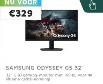 Digitotaal SAMSUNG ODYSSEY G5 32 aanbieding