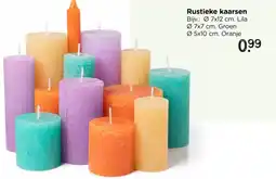 Xenos Rustieke kaarsen aanbieding