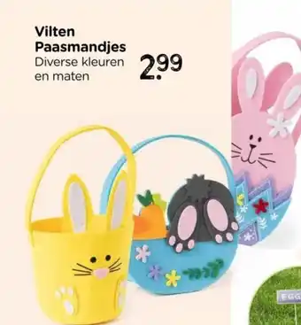 Xenos Vilten Paasmandjes aanbieding