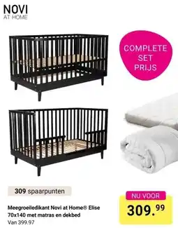 Van Asten BabySuperstore Meegroeiledikant Novi at Home® Elise aanbieding