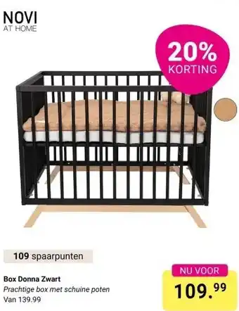 Van Asten BabySuperstore Box Donna Zwart aanbieding