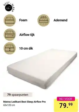 Van Asten BabySuperstore Matras Ledikant Best Sleep Airflow Pro aanbieding