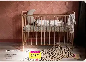 Van Asten BabySuperstore Ledikant Royal Gold aanbieding