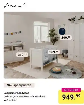 Van Asten BabySuperstore Babykamer Landwood aanbieding