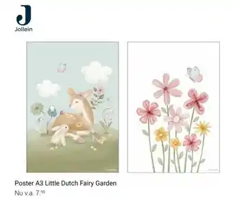 Van Asten BabySuperstore Poster A3 Little Dutch Fairy Garden aanbieding