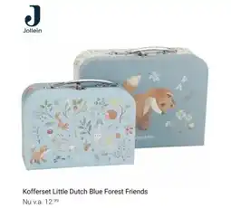 Van Asten BabySuperstore Kofferset Little Dutch Blue Forest Friends aanbieding