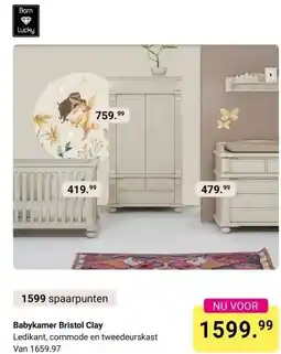 Van Asten BabySuperstore Babykamer Bristol Clay aanbieding