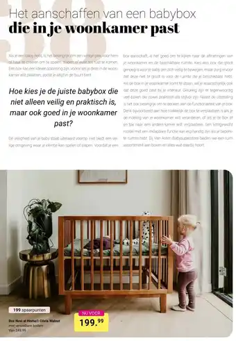 Van Asten BabySuperstore Box Novi at HomeⓇ Olivia Walnut aanbieding