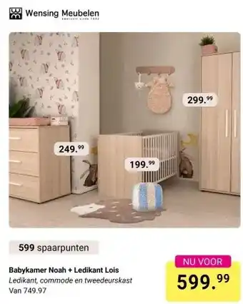 Van Asten BabySuperstore Babykamer Noah + Ledikant Lois aanbieding