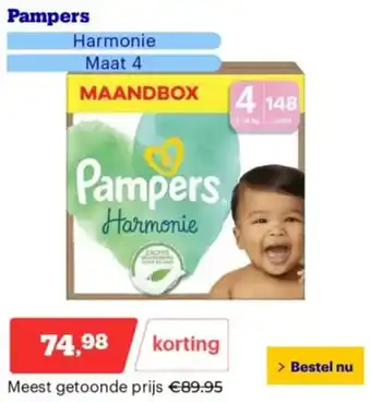 Bol.com Pampers aanbieding