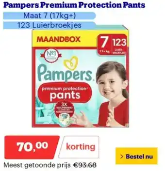 Bol.com Pampers Premium Protection Pants aanbieding