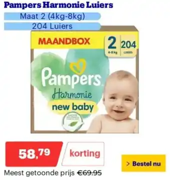 Bol.com Pampers Harmonie Luiers aanbieding