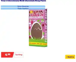 Bol.com Tony's Chocolonely Melk Chocolade Reep Pasen aanbieding