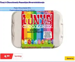 Bol.com Tony's Chocolonely Paaseitjes Kwarteleidoosje aanbieding