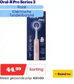 Bol.com Oral-B Pro Series 3 aanbieding