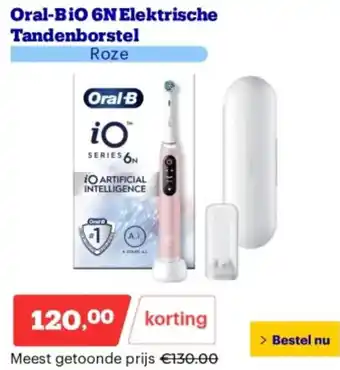 Bol.com Oral-BiO 6N Elektrische Tandenborstel aanbieding