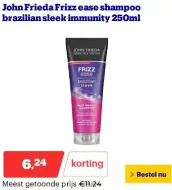 Bol.com John Frieda Frizz ease shampoo brazilian sleek immunity aanbieding