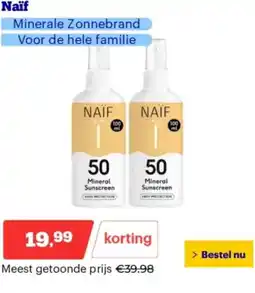 Bol.com Naïf aanbieding