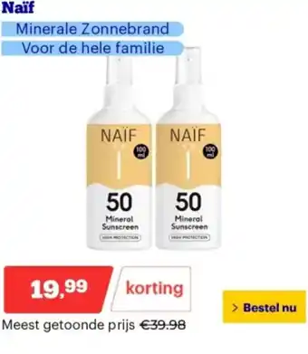 Bol.com Naïf aanbieding