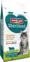 Welkoop Smølke Sterilised - Kattenvoer - Kip - Vis - 2 kg aanbieding