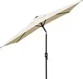 Praxis 4goodz Rechthoekige Parasol Kantelbaar 150X250 cm - Creme aanbieding