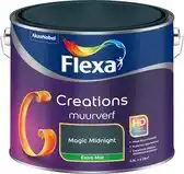 Praxis Flexa Creation muurverf magic midnight extra mat 2,5L aanbieding