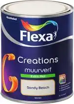 Praxis Flexa muurverf Creations extra mat 3016 sandy beach 1L aanbieding