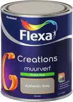 Praxis Flexa muurverf Creations extra mat 3022 authentic grey 1L aanbieding