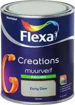 Praxis Flexa muurverf Creations extra mat 3031 early dew 1L aanbieding