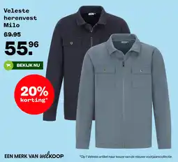 Welkoop Veleste herenvest Milo aanbieding