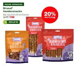 Welkoop Braaaf hondensnacks aanbieding