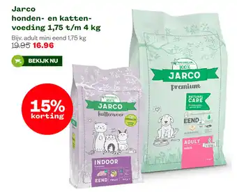 Welkoop Jarco honden- en katten voeding 1,75 t/m 4 kg aanbieding