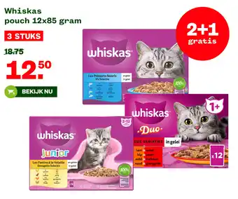 Welkoop Whiskas pouch aanbieding