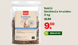 Welkoop Subli Smikkels kruiden aanbieding