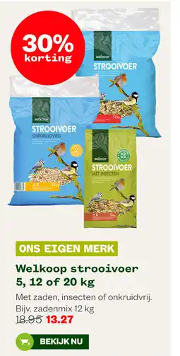 Welkoop Welkoop strooivoer 5, 12 of 20 kg aanbieding