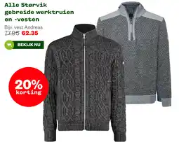 Welkoop Alle Størvik gebreide werktruien en vesten aanbieding