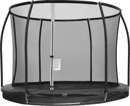 Bol.com AXI Boston Trampoline met veiligheidsnet Ø 305 cm Zwart - Inground & Onground op palen - Rond 10ft aanbieding