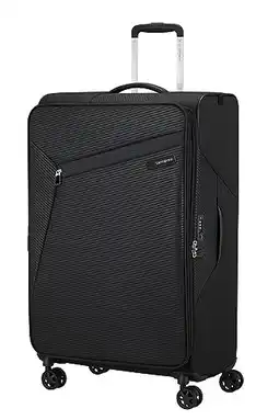 Amazon Samsonite Litebeam - Spinner L, uitbreidbare koffer, 77 cm, 103/111 L, zwart (zwart) aanbieding