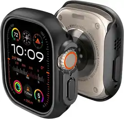 Amazon Spigen Thin Fit Hoesje Compatibel met Apple Watch Ultra 2 (2023) / Ultra (2022) 49mm - Zwart aanbieding