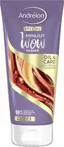 Bol.com Andrelon 1 Minuut Wow Masker Oil & Care 180 ml aanbieding