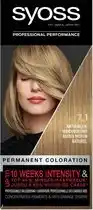 Bol.com Syoss Classic Haarverf 7-1 Natuurlijk Midden Blond aanbieding