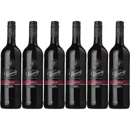 Albert Heijn Viverty Merlot alcoholvrij 6 flessen aanbieding