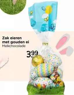 Xenos Zak eieren met gouden ei aanbieding