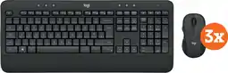 Coolblue Logitech MK545 Draadloze Toetsenbord en Muis QWERTY 3-Pack aanbieding