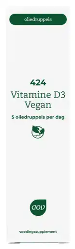 De Online Drogist AOV 424 Vitamine D3 Vegan Druppels aanbieding