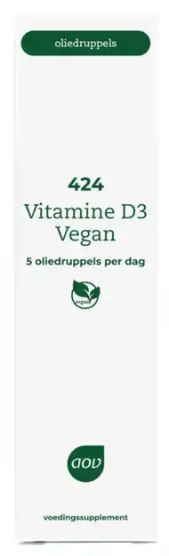 De Online Drogist AOV 424 Vitamine D3 Vegan Druppels aanbieding