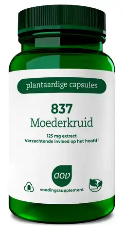 De Online Drogist AOV 837 Moederkruid Capsules aanbieding