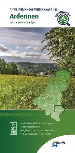 ANWB ANWB Fietskaart Knooppuntenkaart 28 Ardennen aanbieding